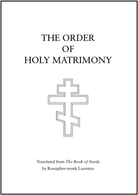 The Order of Holy Matrimony 978-088465-208-3 cover image