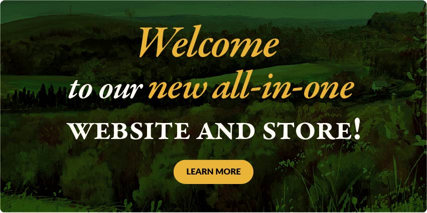 Welcome to our new all-in-one website and store banner